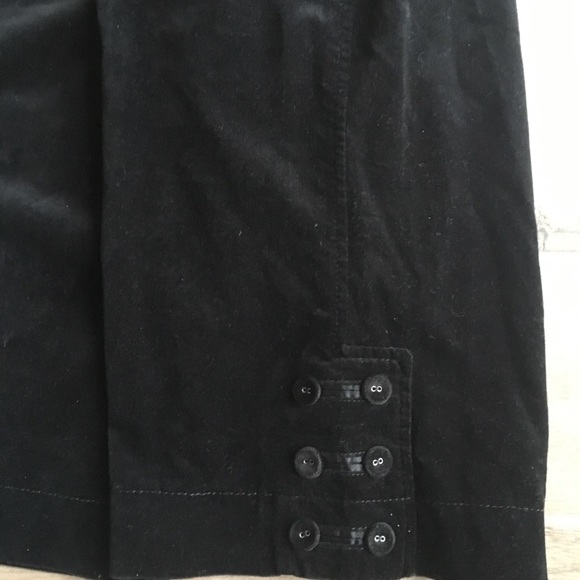Ann Taylor LOFT Velvet Shorts with Side Buttons - Picture 2 of 3